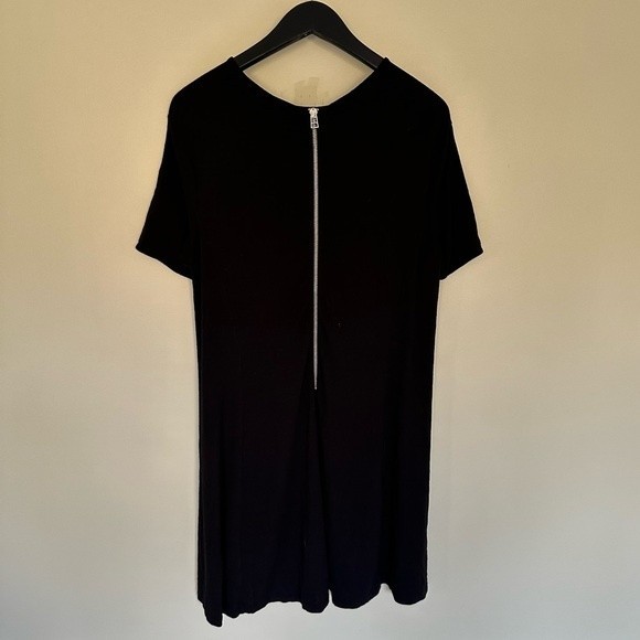 Abercrombie & Fitch Black Zip Up Tunic Dress Medium - Picture 4 of 8